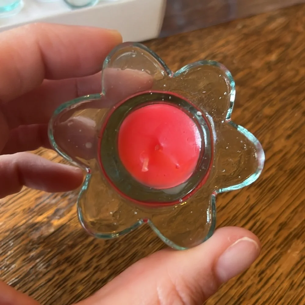 New crate & barrel little lights! Poppy candles